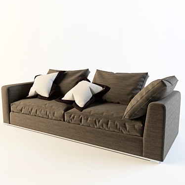 B&B Italia OMNIA 2411ADX: Elegant Maxalto Sofa 3D model image 1 