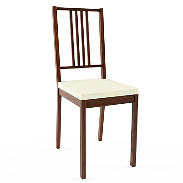 Title: Brown Berje Chair by Ikea 3D model image 1 