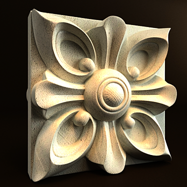 Exquisite Bali Carving Ornament: Perfect for Home Décor! 3D model image 1 