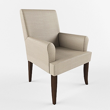 Elegant Greco Chair 3D model image 1 