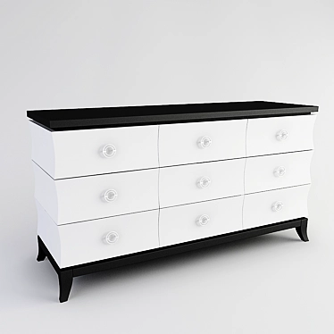 NeoPolisCasa Modern Chest of Drawers 3D model image 1 