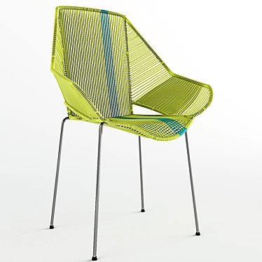 Mojito Green Knitted Chair 3D model image 1 