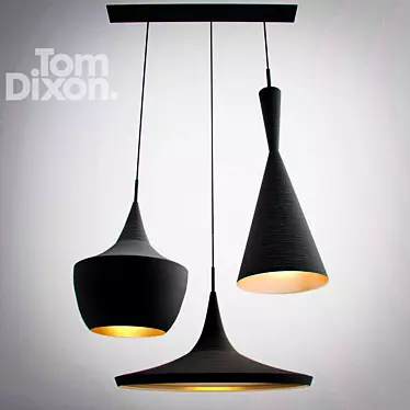 Elegant Beat Light Collection by Tom Dixon 3D model image 1 