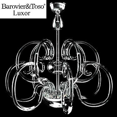 Elegant Luxor Chandelier by BAROVIER&TOSO 3D model image 1 