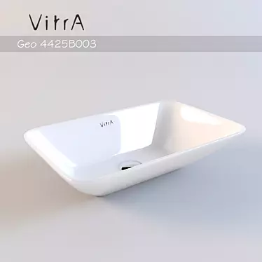 VitrA Geo 4425B003 Porcelain Sink 3D model image 1 