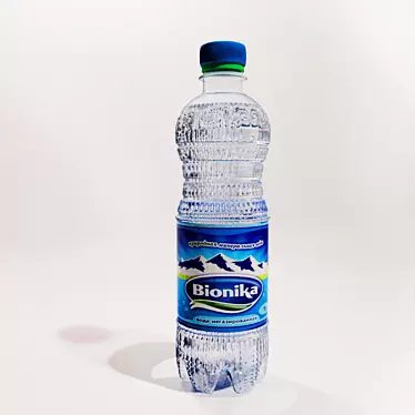 Bionic Water Bottle: Refreshing Hydration 3D model image 1 