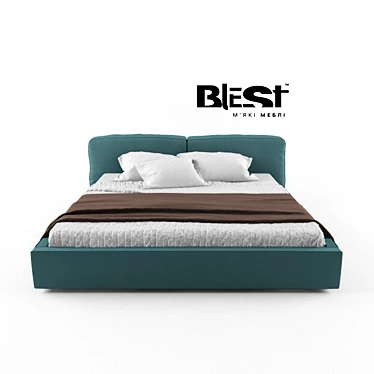 Elegant Dream Bed 3D model image 1 