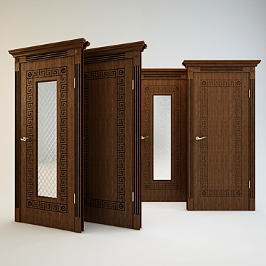 Athens Door Collection: Modern Elegance & Craftsmanship 3D model image 1 