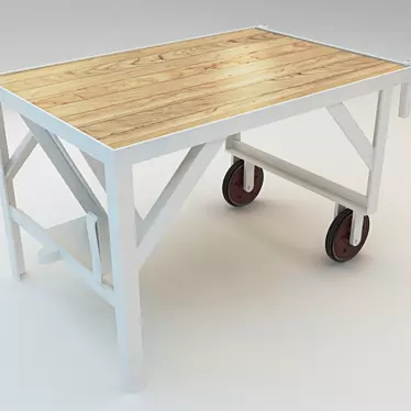Scandinavian Style Coffee Table 3D model image 1 