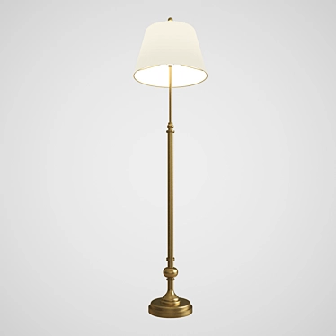 Retro Bookworm Floor Lamp 3D model image 1 