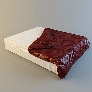 Cozy Dream Bed 3D model image 1 