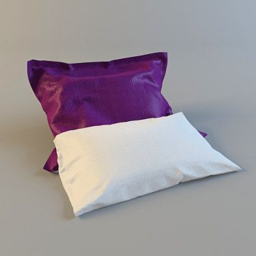 Luxury Comfort Pillows 3D model image 1 