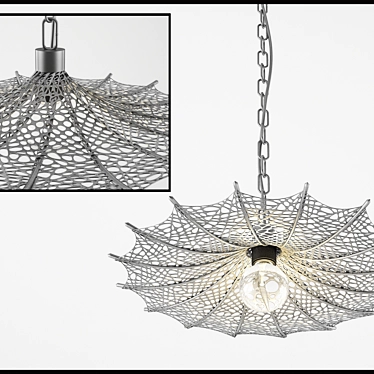 Sleek and Stylish Ceiling Light 3D model image 1 