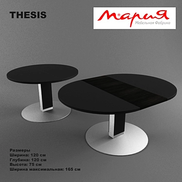 Thesis Maria Desk 3D model image 1 