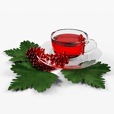 Sweet Red Currants 3D model image 1 