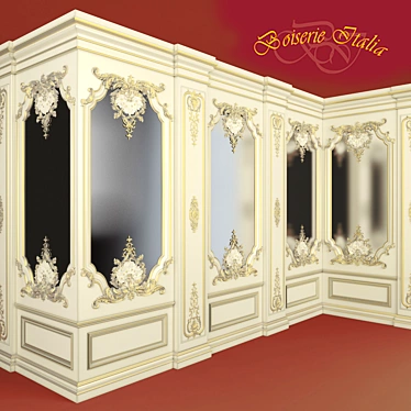 Italian Wall Panels by Boiserie Italia 3D model image 1 