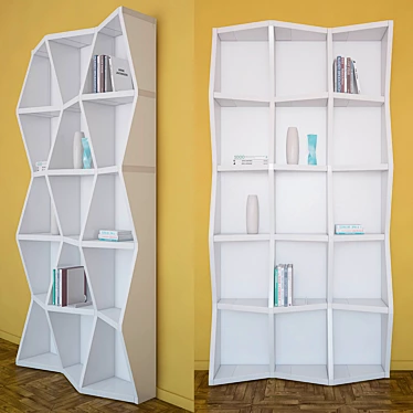 Customizable Shelf with Materials 3D model image 1 