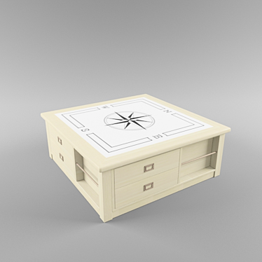 Elegant Caroti Table: Stylish and Functional 3D model image 1 
