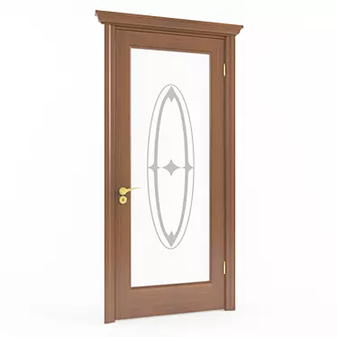 The door with an oval