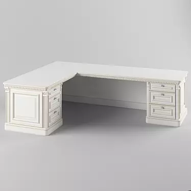 Modernize Your Space with MEKRAN Corner Table 3D model image 1 