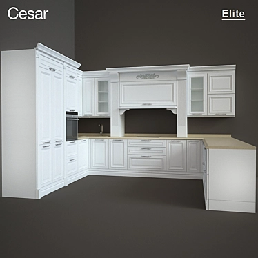 Elevate Your Kitchen with Cesar Elite 3D model image 1 