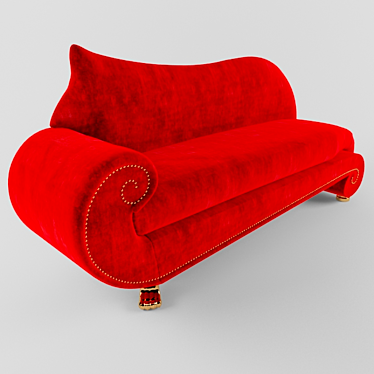 Gorgeous GAUDI Couch 3D model image 1 