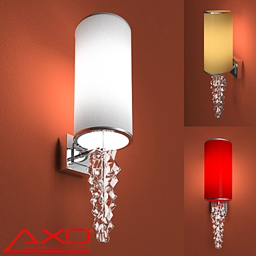 Axo Light Subzero Wall - Stylish Wall Sconce with Multiple Shades 3D model image 1 