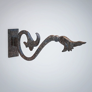 Artistic Casting and Forging Bracket 3D model image 1 