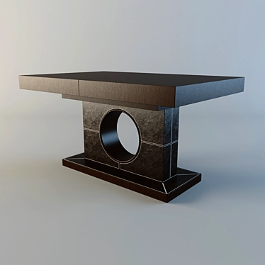 Elegant Vinotti Dining Table 3D model image 1 