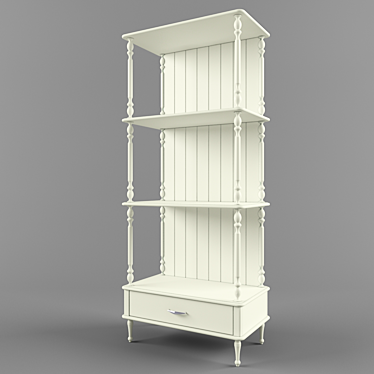 Max 2011, OBJ, FBX Archive Rack 3D model image 1 