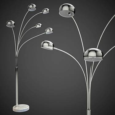 Title: Rainbow Aurich Lamp 3D model image 1 