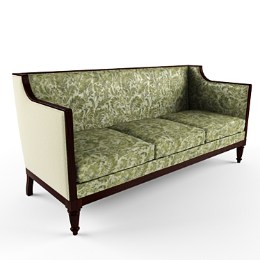 Mestre Sofa by Fratelli Barri | 198 cm x 80 cm x 94 cm 3D model image 1 