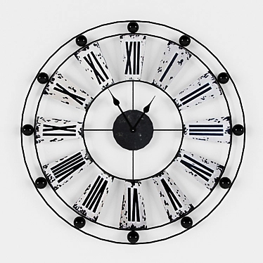 Elegant Timekeeper: Pacific Clock 3D model image 1 