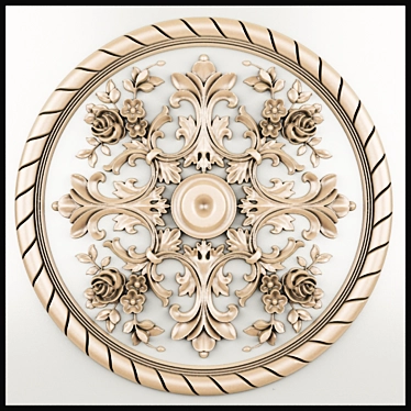 Elegant Fretwork Décor 3D model image 1 