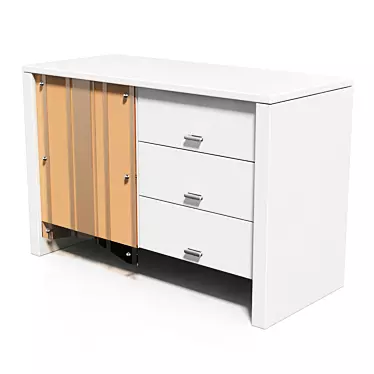 TATOO Blanc Dresser 3D model image 1 