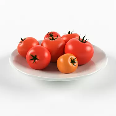 Garden Fresh Tomatoes 3D model image 1 