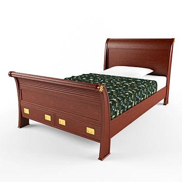 Bed Timber Green