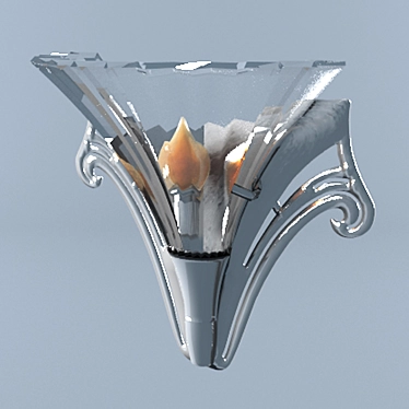 Brizlayt Sconce: Elegant Illumination 3D model image 1 