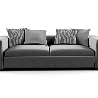 Elegant Springfield Sofa: Timeless Comfort 3D model image 1 