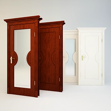 Marquise 2 & Marquis 2 Up Door Set 3D model image 1 