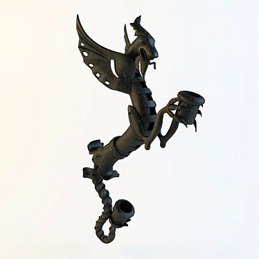 Rome-inspired Dragon: 3D Model & Textures 3D model image 1 