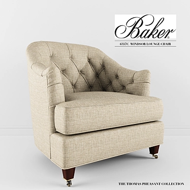 Windsor Lounge Chair: Elegant and Comfortable 3D model image 1 