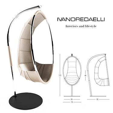 Ivanoredaelli Swing Chair 3D model image 1 