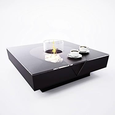 Hot Chocolate Bio-Fireplace 3D model image 1 