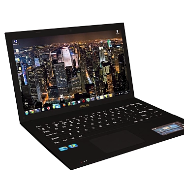 Powerful Asus Laptop: Exceptional Performance 3D model image 1 