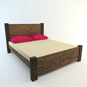 Domini Asterix Bed Set 3D model image 1 