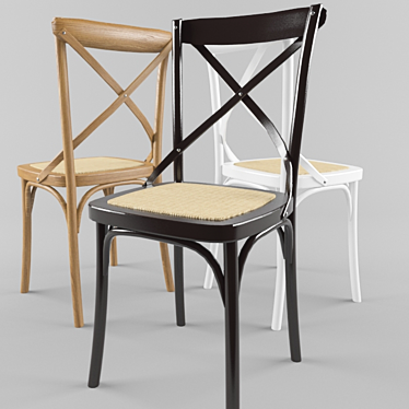 Elegant Averso Chair 3D model image 1 