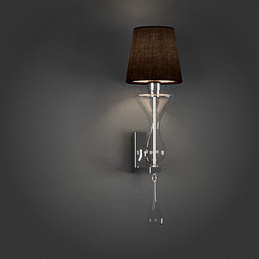 Elegant Brandy Sconce 3D model image 1 