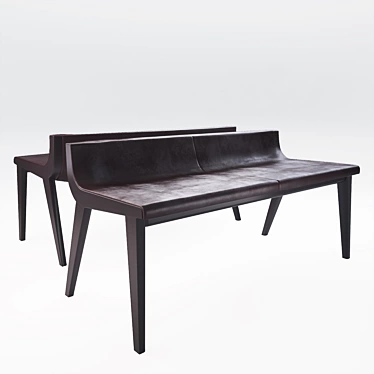 Maxalto Acanto Benches 3D model image 1 