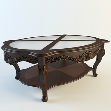 Classic Allegheny Cocktail Table 3D model image 1 